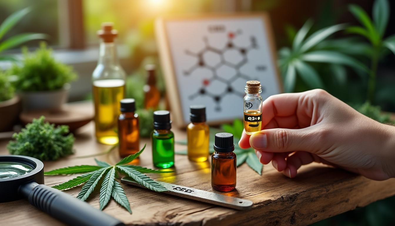 Illustration: Définition du cannabidiol (CBD) et distinction avec d’autres cannabinoïdes