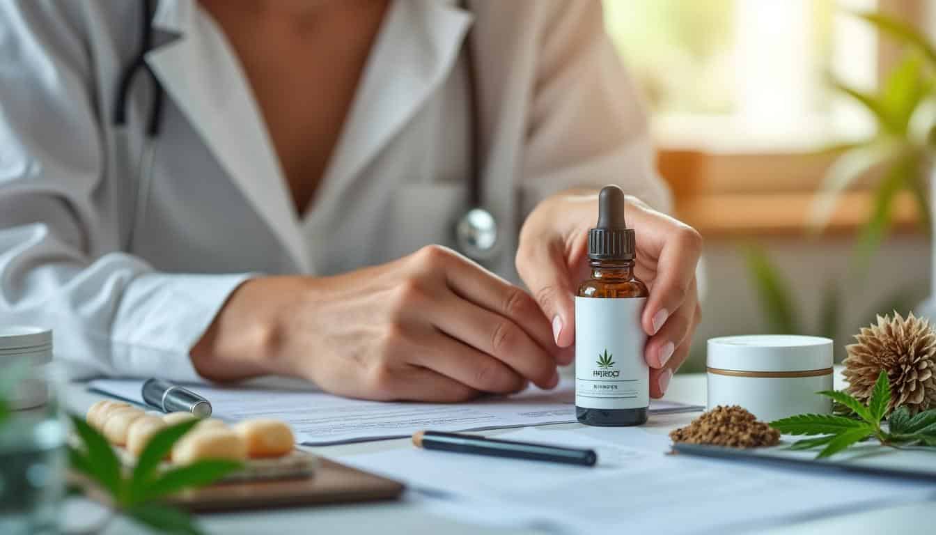 Illustration: Définition et fonctionnement du CBD dans les produits dermatologiques
