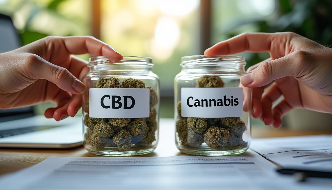 Illustration: Comprendre la différence entre la loi sur le CBD et la loi sur le cannabis : définitions, origines et principales distinctions
