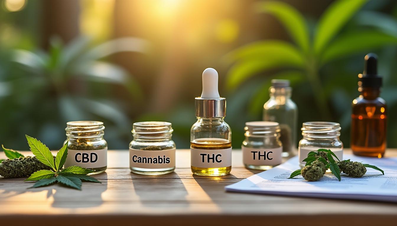 Illustration: Définition du CBD et distinction avec le cannabis et le THC