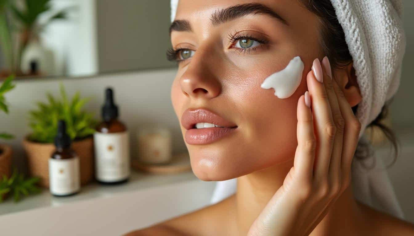 Illustration: Les bienfaits du CBD pour la peau dans une approche naturelle