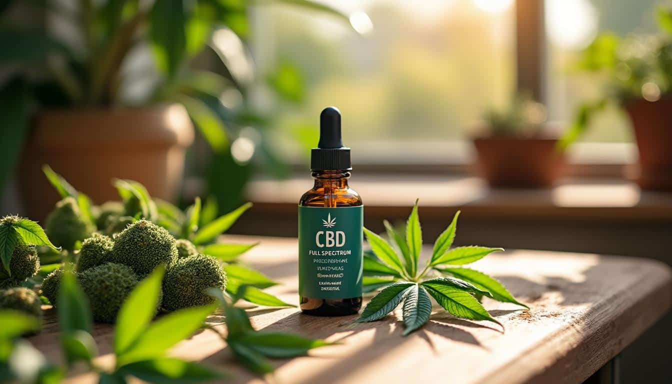 Illustration: Définition de l’huile de CBD full spectrum et distinction avec les autres huiles