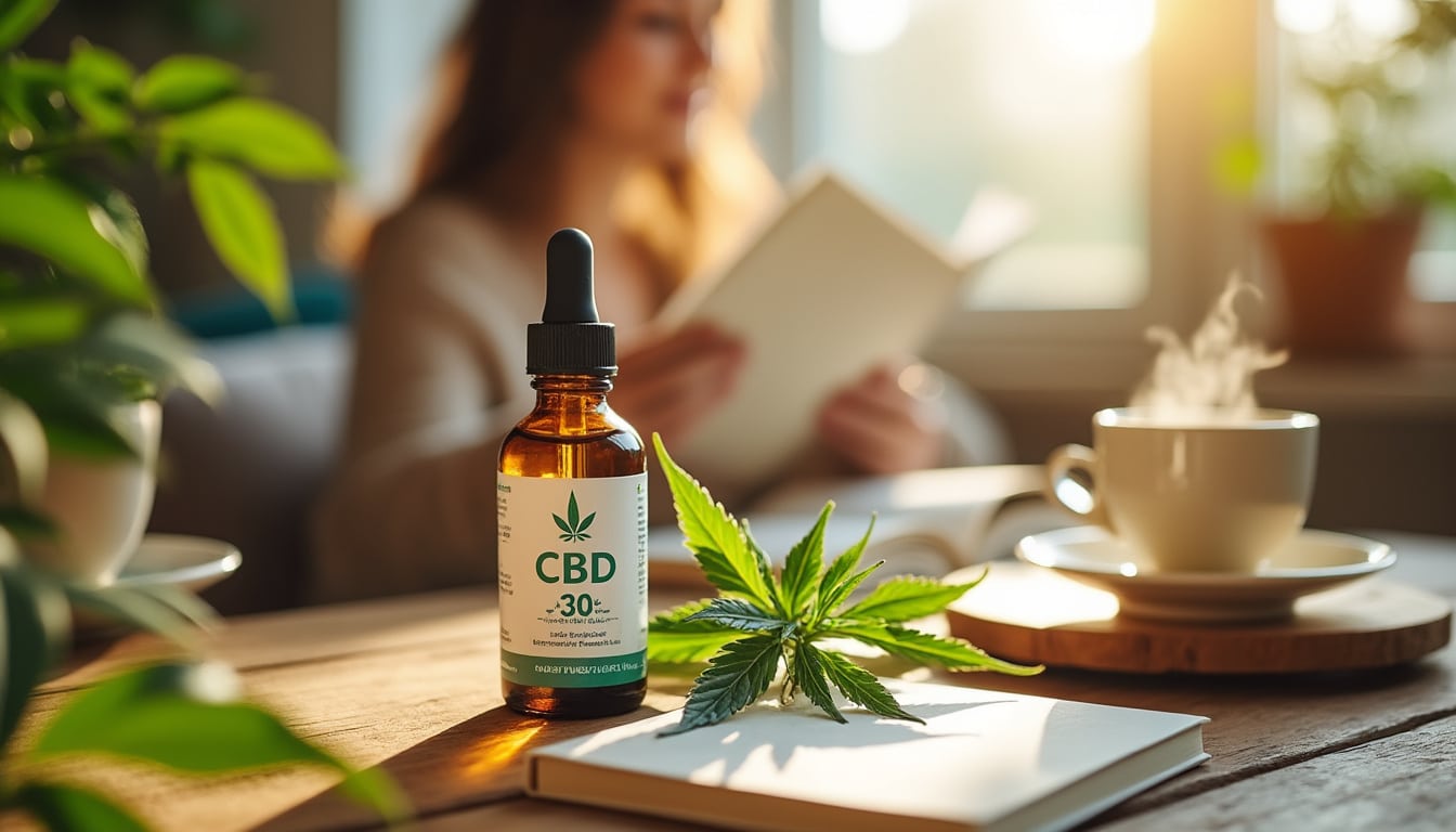 Illustration: Les bienfaits principaux de l’huile de CBD à 30 % : panorama des effets et usages