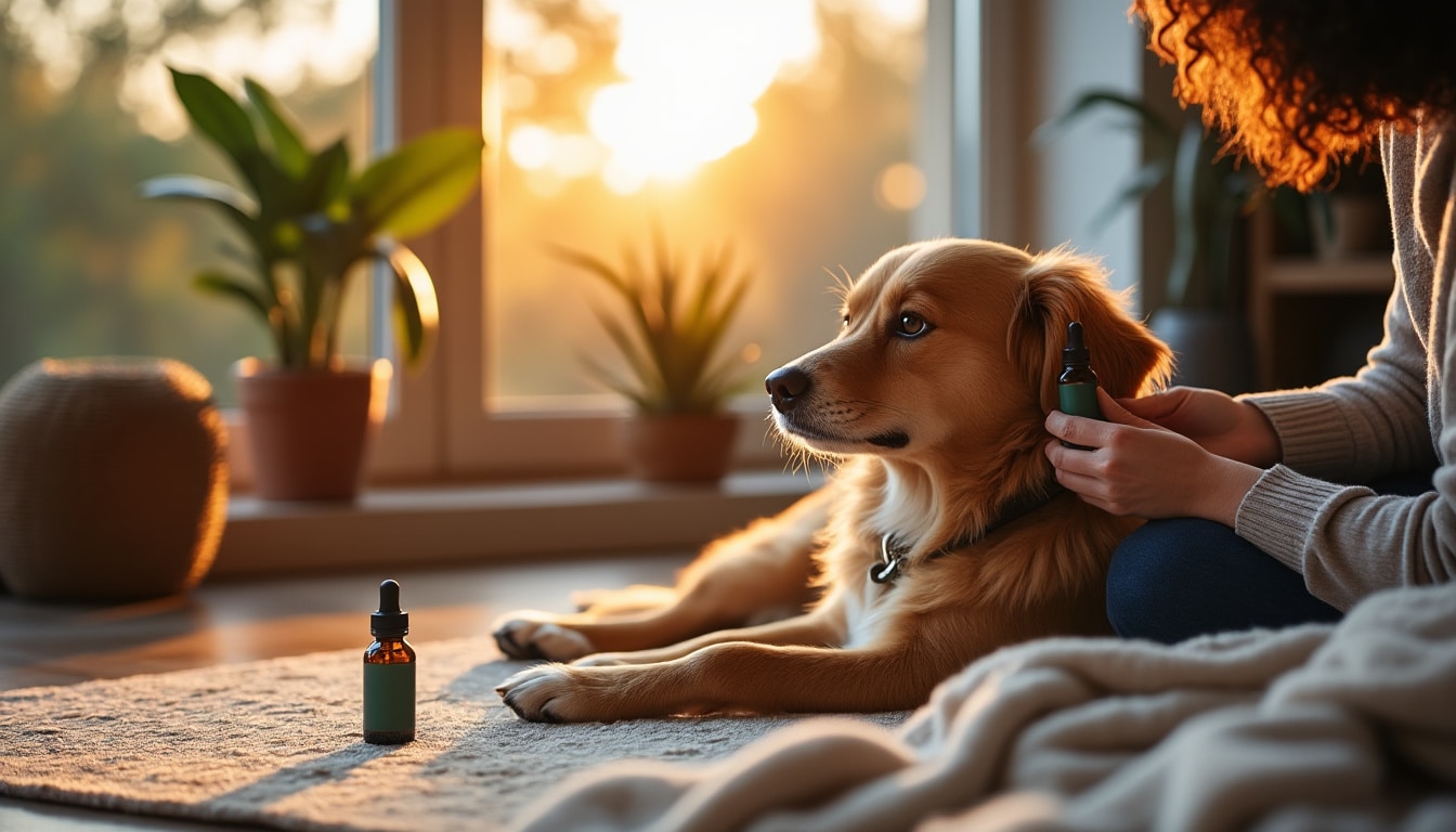 Illustration: Les bienfaits potentiels de l’huile de CBD pour chien