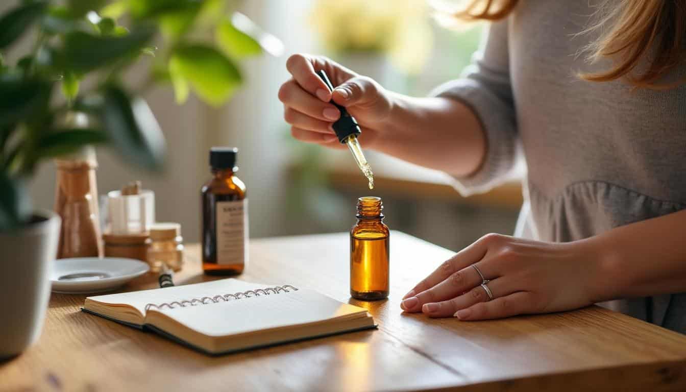 Illustration: Combien de gouttes d’huile essentielle dans 10 ml d’huile végétale : les bases du calcul