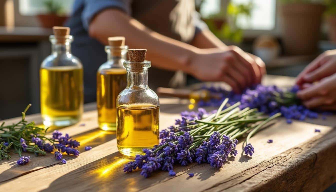 Illustration: Comprendre l’huile essentielle de lavande et la différence avec le macérât huileux