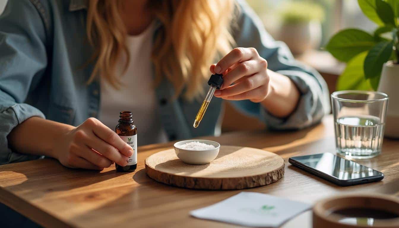 Illustration: Peut-on prendre de l’huile de CBD sur un sucre ? Cadre légal, avis et recommandations